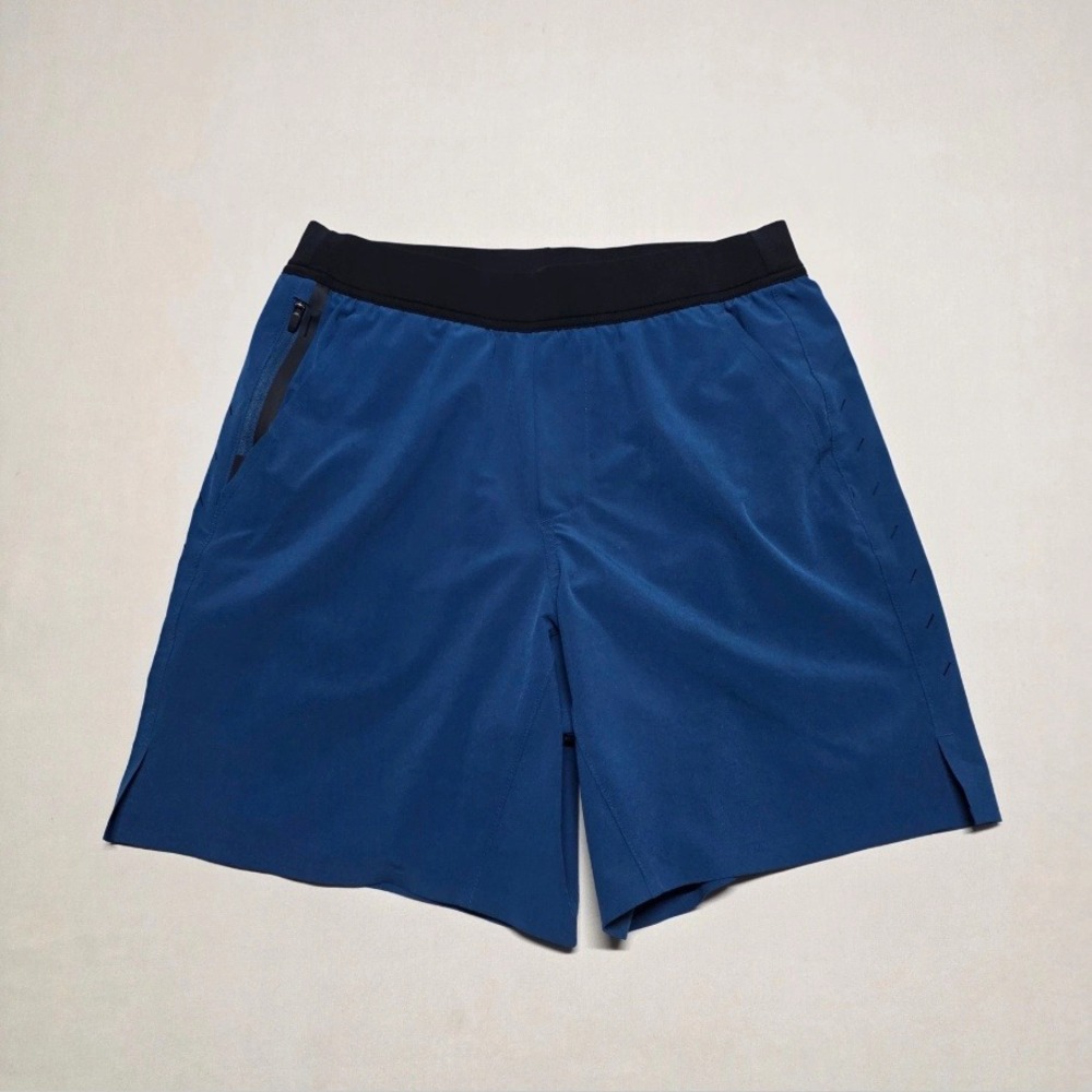 Ten Thousand The Interval Short Blue Training Shorts Men Small Lined Athletic